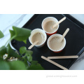 3D Wood Stickers Single Paper Wrapped Wood Coffee Stirrers Supplier